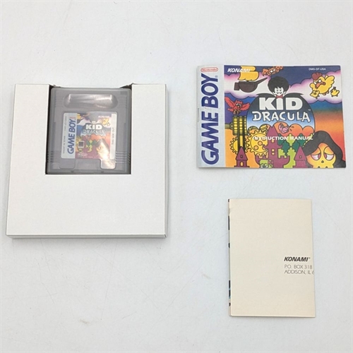 Kid Dracula - Komplet I Kasse - (USA) - Gameboy Original (B Grade) (Genbrug)